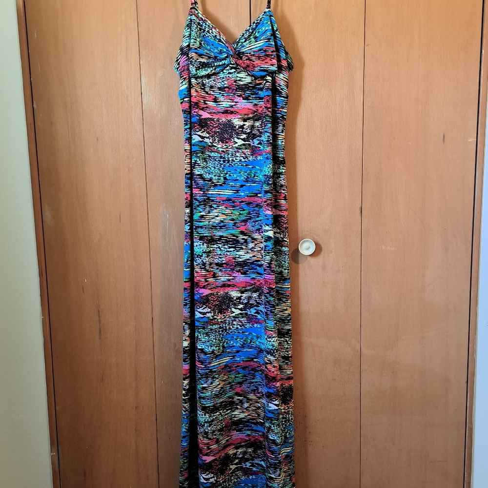 LEL Multi Color Maxi Dress